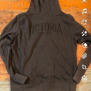 Victoria Sport Brown Hoodie